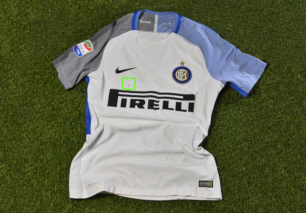 INTERNAZIONALE F.C. 2017/2018 PHOTOMATCHED UNWASHED MATCH WORN SHIRT vs SAMPDORIA * PERISIC IVAN * - Image 11