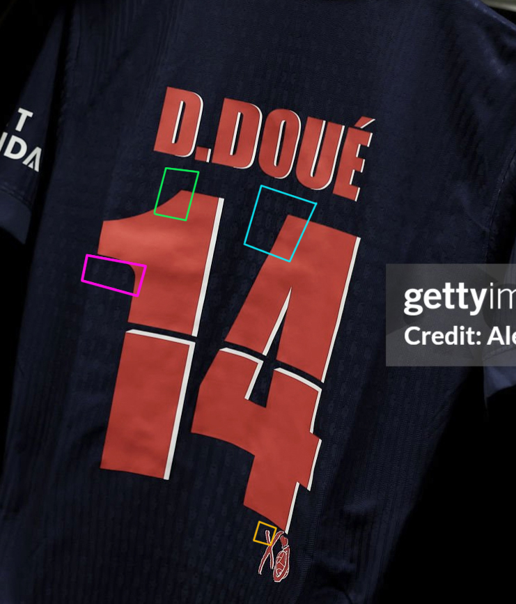 PSG FIFA CLUB WORLD CUP 2025 XO' LIMITED EDITION UNWASHED MATCH WORN & SIGNED SHIRT vs BOTAFOGO with COA * DOUE' DESIRE' * - Image 17