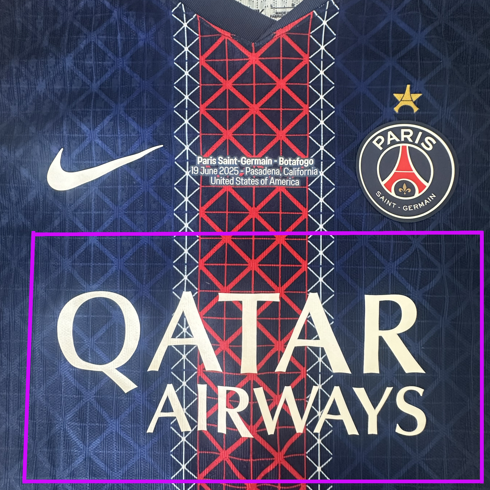 PSG FIFA CLUB WORLD CUP 2025 XO' LIMITED EDITION UNWASHED MATCH WORN & SIGNED SHIRT vs BOTAFOGO with COA * DOUE' DESIRE' * - Image 22