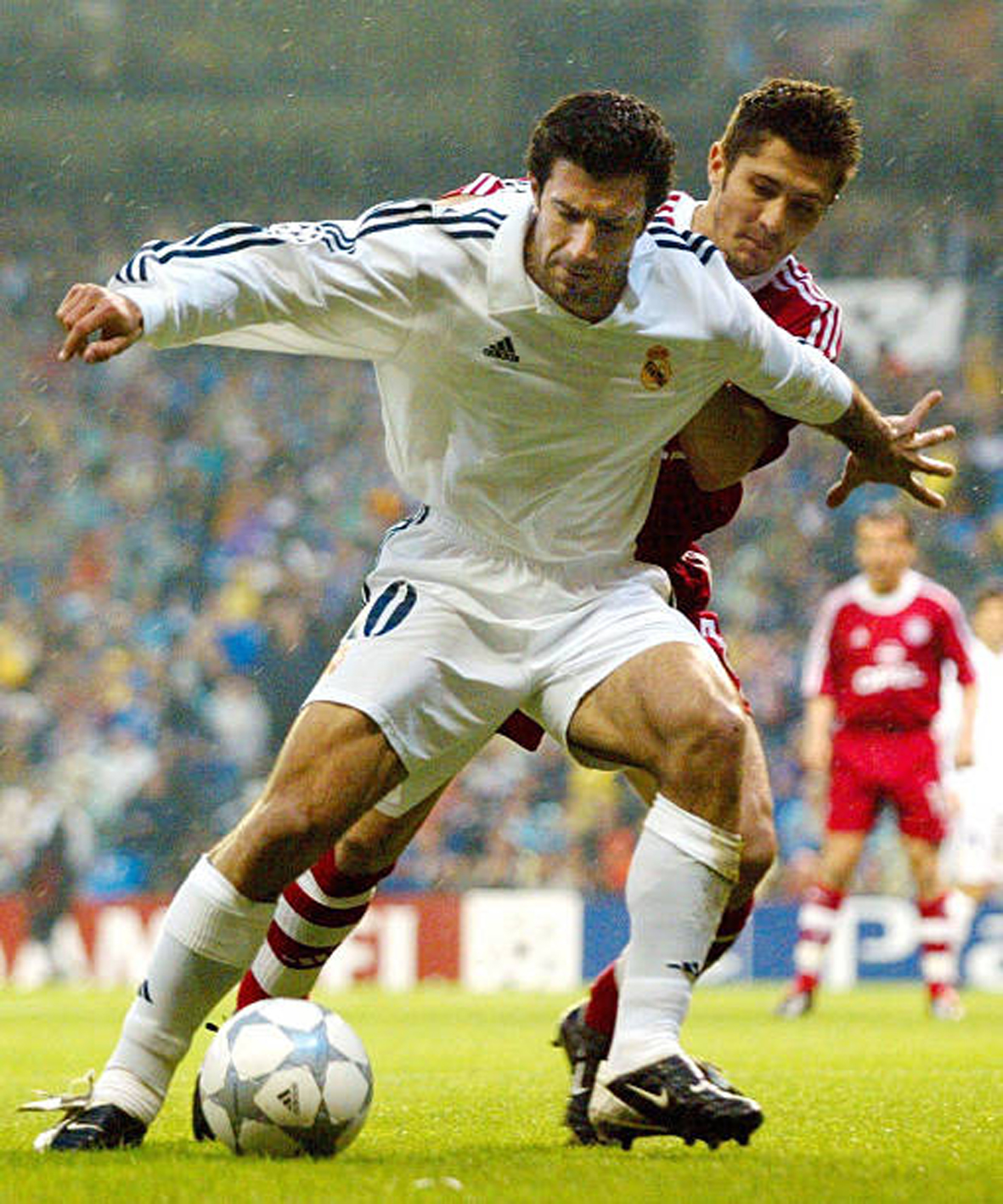 FIGO LUIS 2001/2002 CHAMPIONS LEAGUE MATCH WORN BOOTS vs BAYERN MUNICH * REAL MADRID C.F. * - Image 4